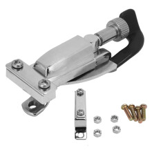 Snare Drum Strainer Regulator Metal Silver for Precise Tone Adjustment, Durable with Screws and Nuts