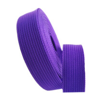 20MM Purple Polypropylene Webbing Strap for Bags Pet Collars and Crafts, Heavy Duty Durable 5 Yards