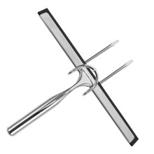 Stainless Steel Window Squeegee Glass Cleaner for Home Car Tile Mirror Streak Easy Glide Design