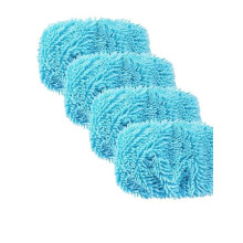 Reusable Mop Pads Microfiber Chenille Replacement Covers for Wet and Dry Floor Cleaning Blue