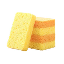 Kitchen Sponge Set 20 Pieces Natural Wood Pulp Reusable Dishwashing Sponges Absorption Colorful Pack