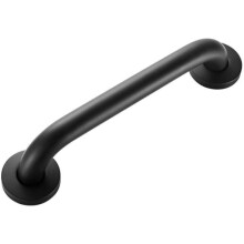 Black Stainless Steel Bathroom Grab Bar 38cm Matte Black Finish Secure Grip Support for Elderly Shower