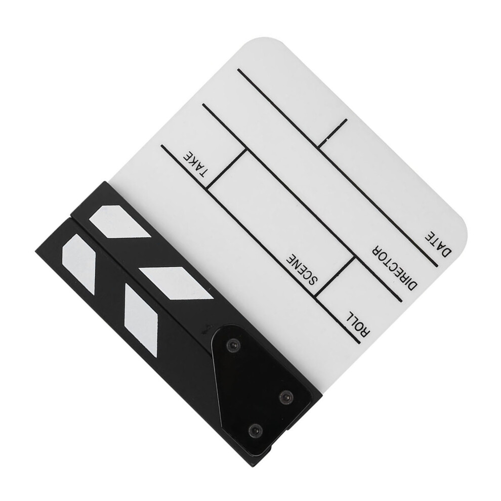 Mini Acrylic Director Clapperboard Tv Movie Prop 7340572666659