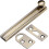Brushed Gold Door Bolt Lock 2 Inch Solid Brass Surface Bolt Latch for Interior Doors Enhanced Privacy 1