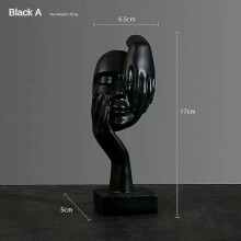 (Style F) Abstract Face Statue Sculptures and Figurines Decoration Nodic Home Decor Luxury Living Room Decoration Figurines for Interior