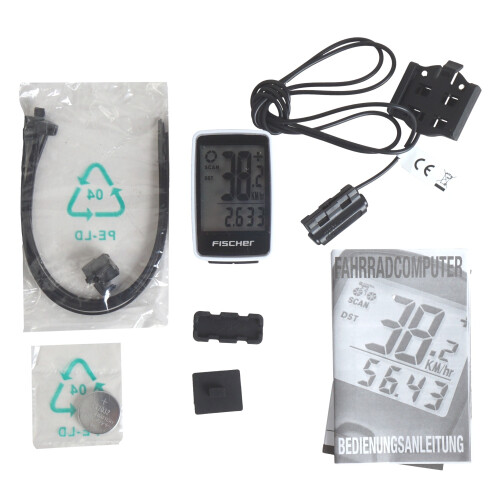 Fischer Fahrradcomputer Slim 18 Funktionen 1