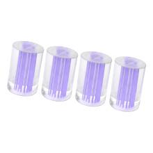 4Pcs High Performances Billiard Ferrule Portable-Purple