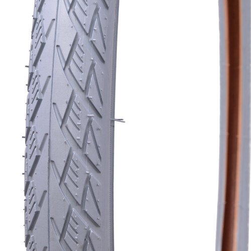 Fahrrad-Reifen Grau Retro Style 28" 40-635 1