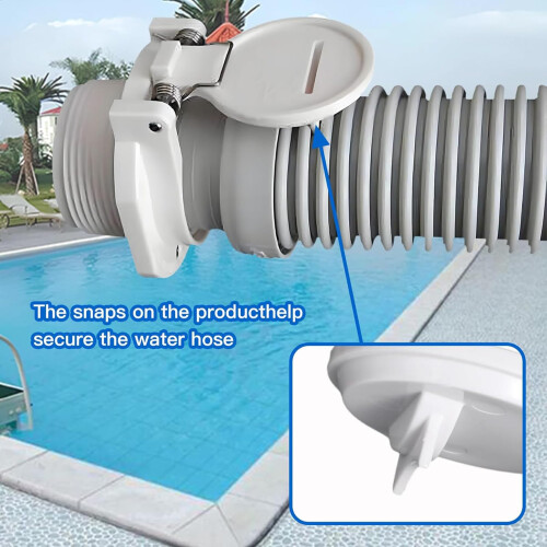 Leak Proof Pool Vacuum Hose Connector and Lock, Durable Quick Lock Design for Stable Suction 1