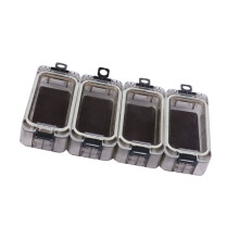 1/4Pcs Plastic Tackle Box Waterproof Luminously Fishing-4pcs