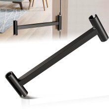 Door Hinge Adjustment Tool 13‑Inch Precision Lever Heavy Duty Hinge Bender for Commercial Doors Black