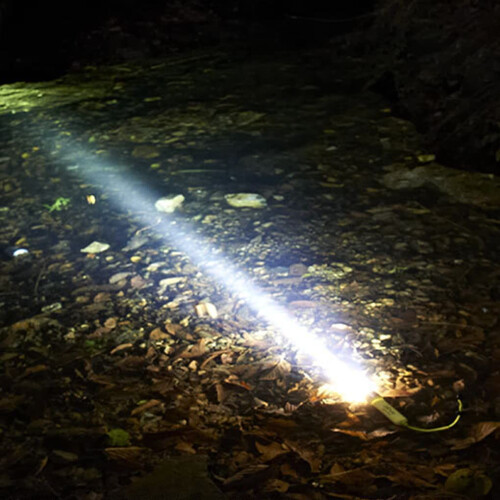 Underwater Flashlight Waterproof Brightness LED Diving Torch Rechargeable Light for Camping 2