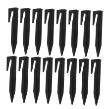 Artificial Grass Ground Spikes 100 Pack Heavy Duty Lawn Mower Stakes for Secure Landscape Anchoring