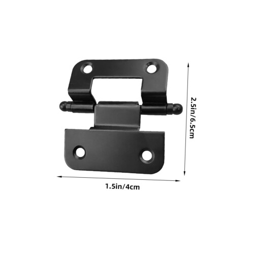 10pcs Heavy Duty Cabinet Door Hinges Replacement, Solid Iron Kitchen Cabinet Hinges Durable Quiet Operation 1