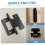 10pcs Heavy Duty Cabinet Door Hinges Replacement, Solid Iron Kitchen Cabinet Hinges Durable Quiet Operation 3