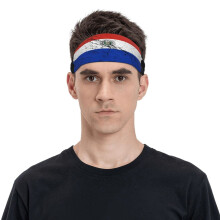Paraguay Flag Sports Headband for Men and Women, MoistureWicking Sweatband for Running Yoga Fitness