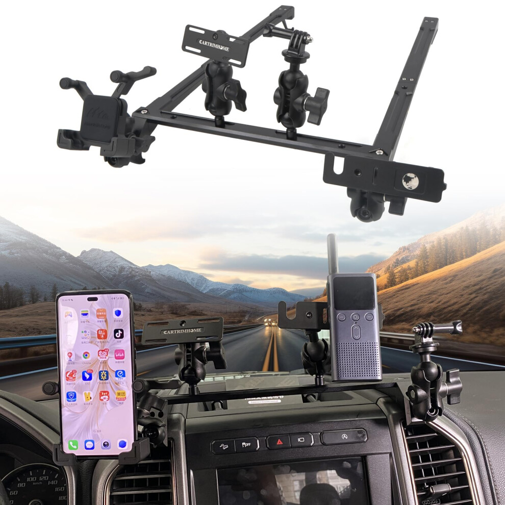 Dashboard Mount For Ford F150 20152020 With 360 Rotation Multidevice Holder Stable Installation 9351714591638