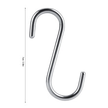 4 Heavy Duty Stainless Steel S Hooks