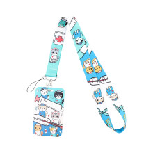 Neck Strap Lanyard for Key Keychain Practical Badge Holder-17
