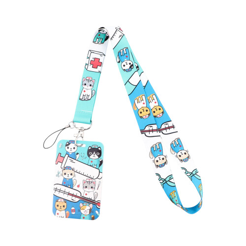 Neck Strap Lanyard for Key Keychain Practical Badge Holder-17