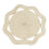 Achthoekige placemat Niet-geweven placemat-wit 30cm 1