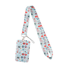 Hanging Neck Strap Phone Lanyard With Card Slot Badge Holder-5