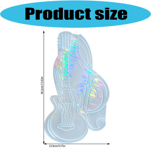 DIY Silicone Guitar Note Wall Decoration Mold Guitar Note Wall 2