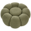 Beliani Pouffe BEAUFORT Boucle Green 5