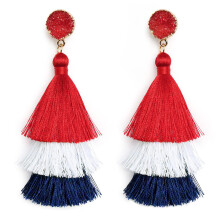 Elegant Independence Day Themed Drop Earrings Fashion-28