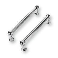 5 Inch Polished Chrome Cabinet Handles Set of 10, Drawer Pulls with Easy Clean Surface and Precise Fit