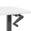 Beliani Manual Adjustable Standing Desk DESTINES 120 cm 72 cm White/ Black 5