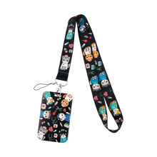 Phone Lanyard With Card Slot Badge Holder Keyring-16