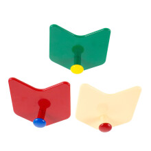 3pcs Clear Adhesive Wall Hooks NoDamage Installation for Bathroom Towels Coats and Keys