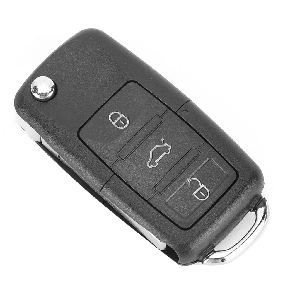 3-Button Folding Fob Shell Bora 1995-2005 Black 4631393742145