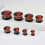 Unique Jellyfish Pattern Glass Ear Stretcher Handcrafted-3 14mm 5