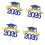4Pcs/Pack Graduation Cake Decorations Party Cake-blue and gold 1