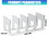 Multiple Layer Infant Shoe Storage Unit-Transparent 4partit 4
