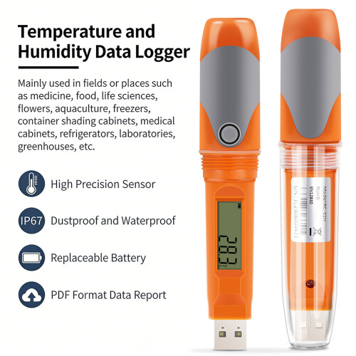 Waterproof Industrial Thermohygrometer Tool With 32000 Records 1