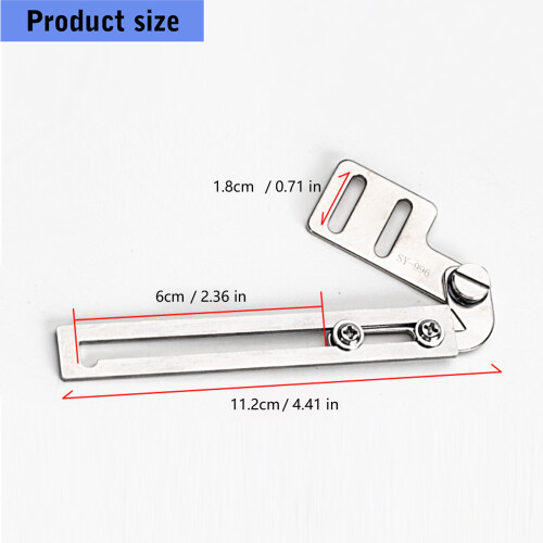 Sturdy Metal Sewing Accessory For Accurate Placement Of 2