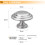 Brushed Nickel Cabinet Knobs 30 Pack, Modern Round Stepped Drawer Knobs for Kitchen Dresser 4
