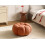 Beliani Pouffe BEAUFORT Boucle Brown 2