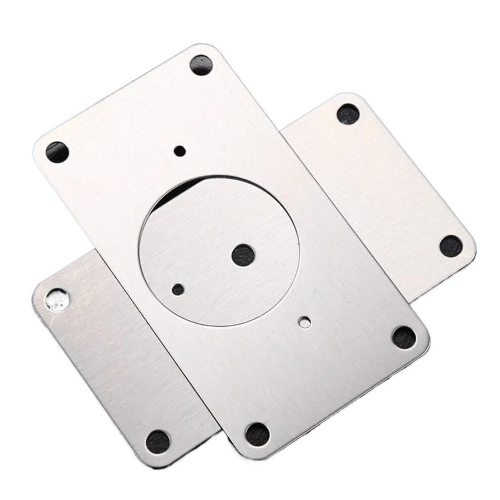 Cabinet Hinge Plate 2 Pack, Thickened Stainless Steel Fixing Bracket For Wardrobe Door And Damaged Side Panels 9771547965657