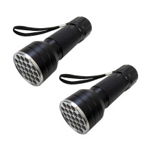 21LED UV Flashlight for Pet Urine Detection and Stain Inspection, Portable Black Light 2 Pack
