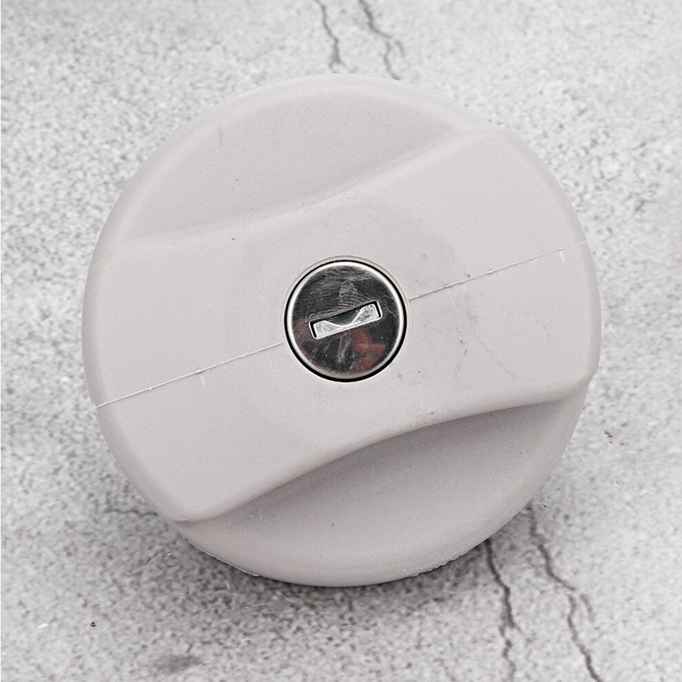Locking Fuel Tank Cap With Keys Grey 7293282899414