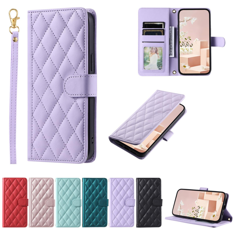 Wallet Case Pu Leather Flip Cover With Card Holder And Magnetic Closure For Samsung Galaxy J5 2017 Purple 9330225446033