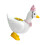 Cake Candlestick Holders Resin Gooses Statue Silly Gooses Cake 1