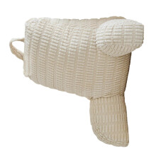 Adult Reading Pillow With Arms And Pockets for-yellowish white