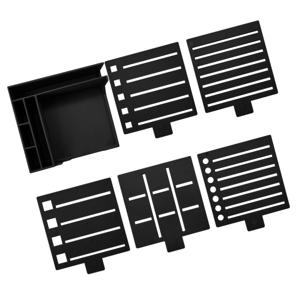 Note Paper Organizers Sturdy Plastic Construction In-Black 7627001340183