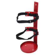 Fire Extinguisher Wall Mount Bracket, Heavy Duty Chrome Holder with Durable Iron Construction for Home and Office
