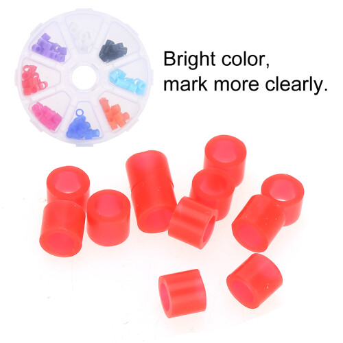 160Pcs Multi Autoclavable Silicone Code Rings 5mm 2